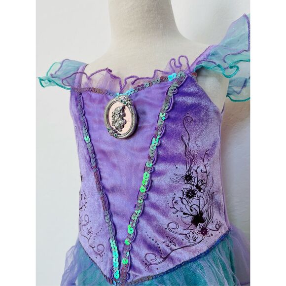 NEW Disney Store Kids Girls 4 Ariel Mermaid Costume - Picture 4 of 7